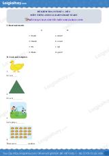 Đề thi học kì 1 Tiếng Anh 2 iLearn Smart Start - Đề số 2